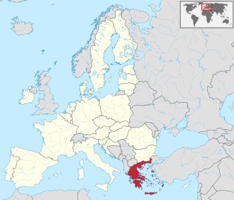 Griechenland EU Karte