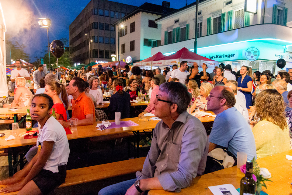 Fest-Stimmung am Abend
